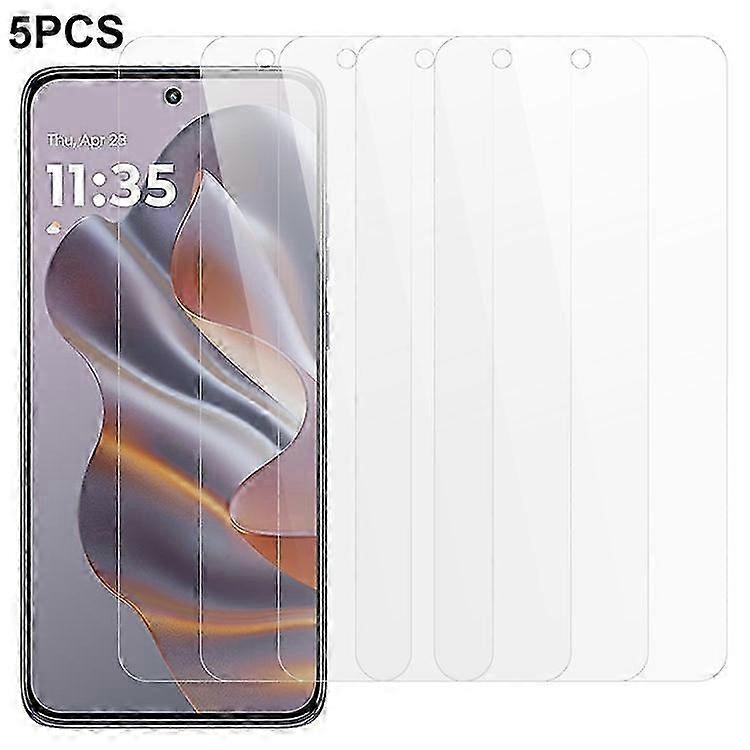 5 sztuk kompatybilnych z Motorola Edge 50 Neo 5G Ochraniacz ekranu 0,3 mm 2,5D szkło hartowane Przezroczysta folia