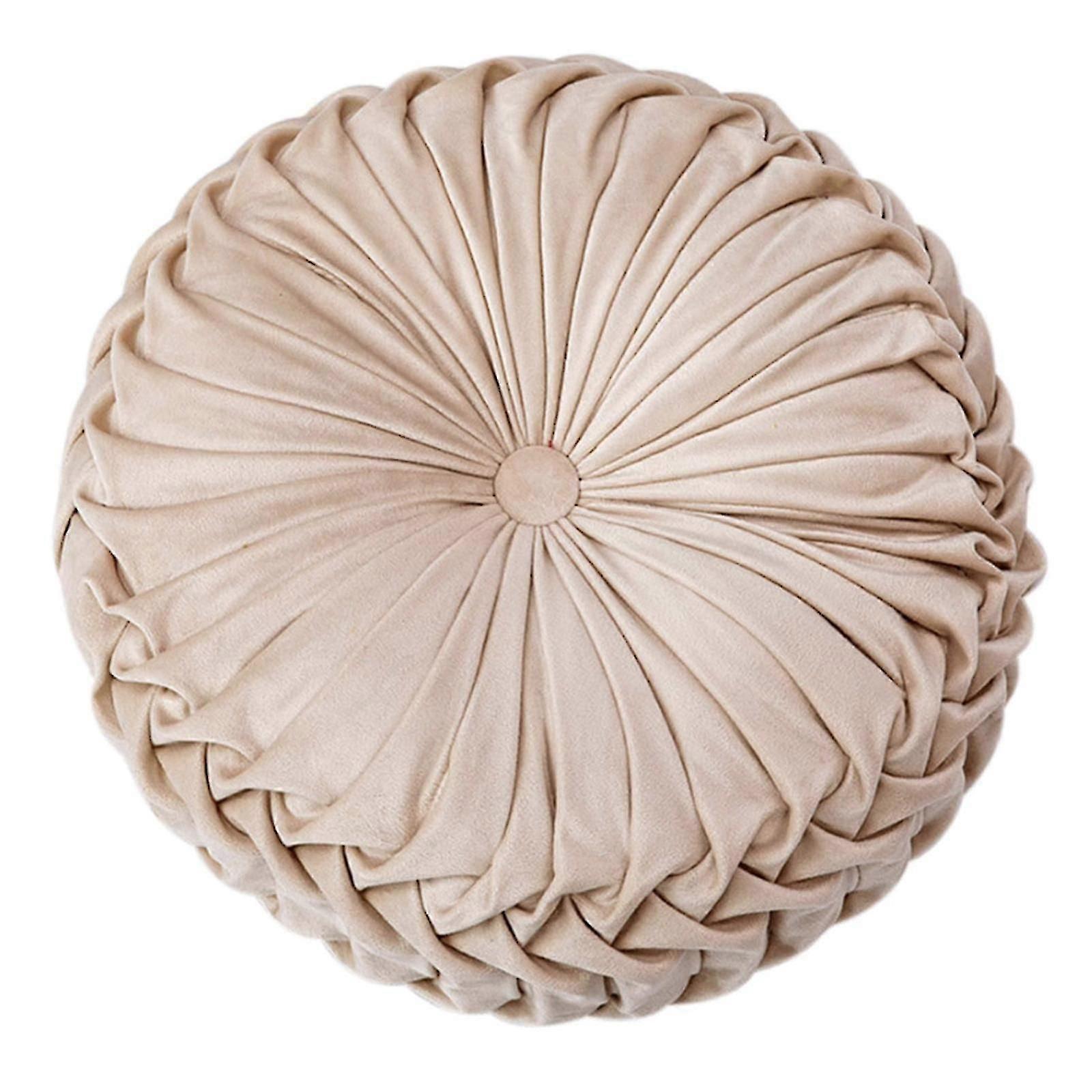 ラウンド ベルベット パンプキン シート クッション チェア カバー マット カウチ ホーム ソファ 装飾