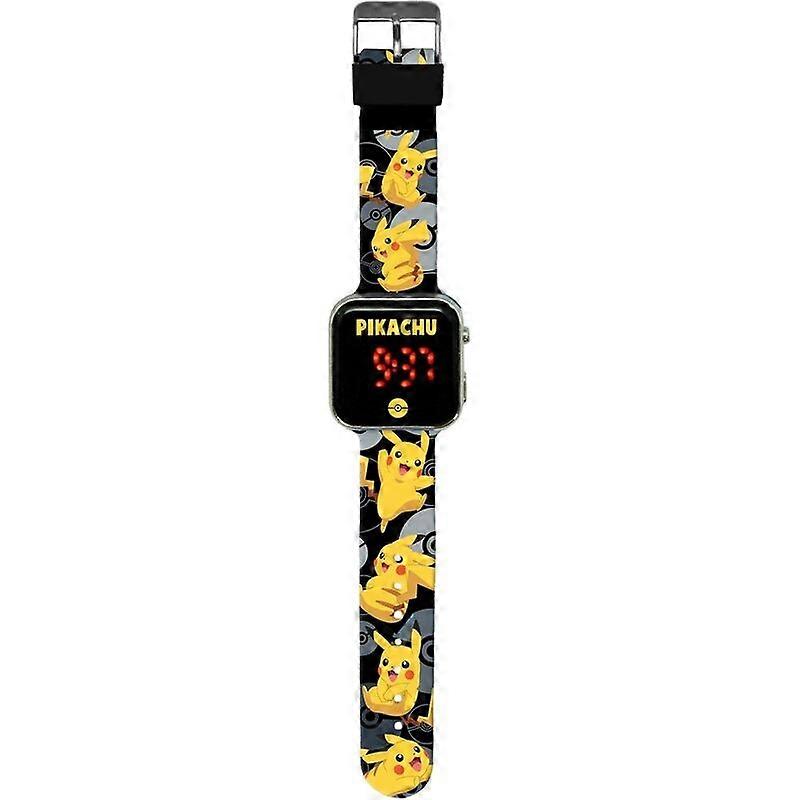 Pokemon LED watch with adjustable strap and colorful display