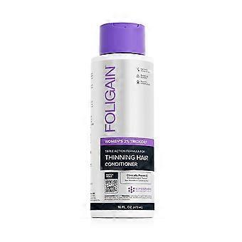 Foligain Triple Action Conditioner for Women with Thinning Hair, 2% Trioxidil, 473ml