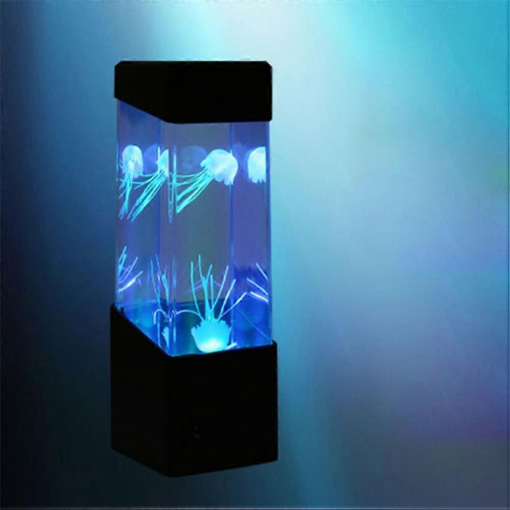 Jellyfish Aquarium LED Color Changing Fish Tank with PVC Shade