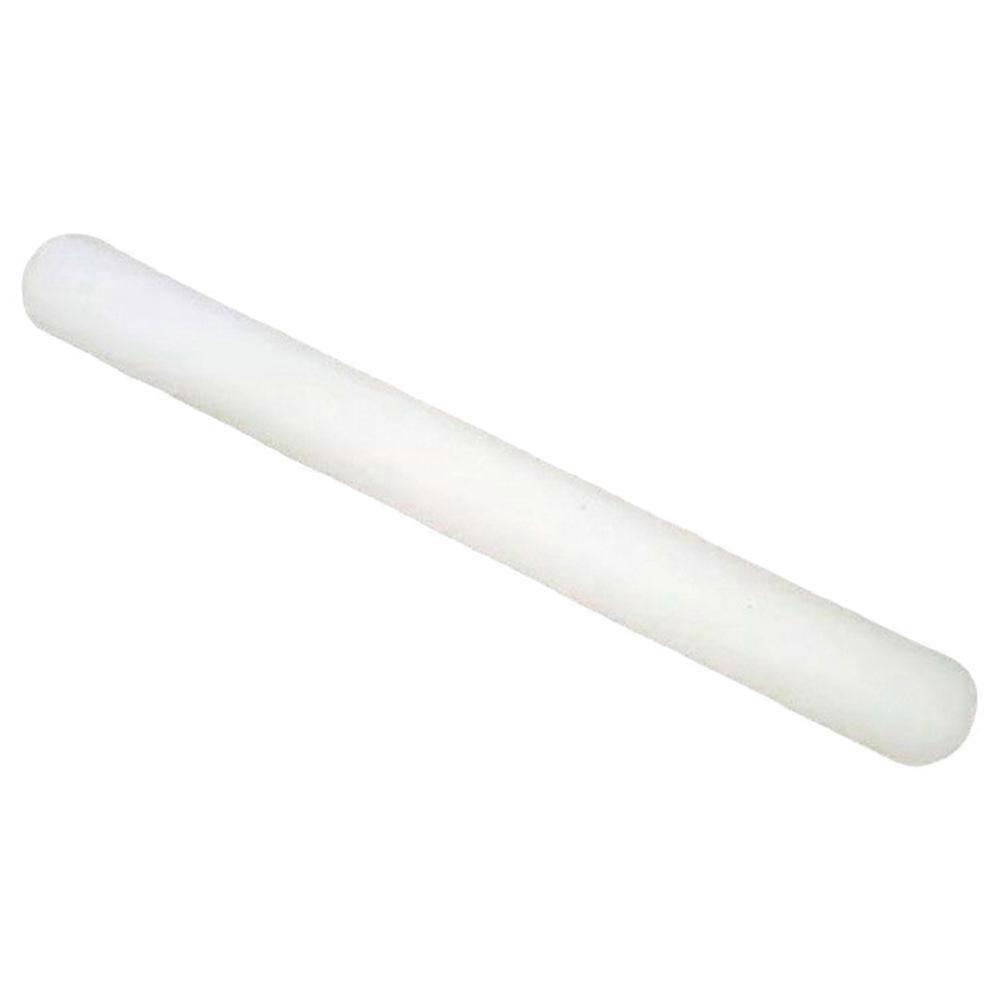 2Pcs Plastic Rolling Pin for Baking Dough White Kitchen Rolling Stick