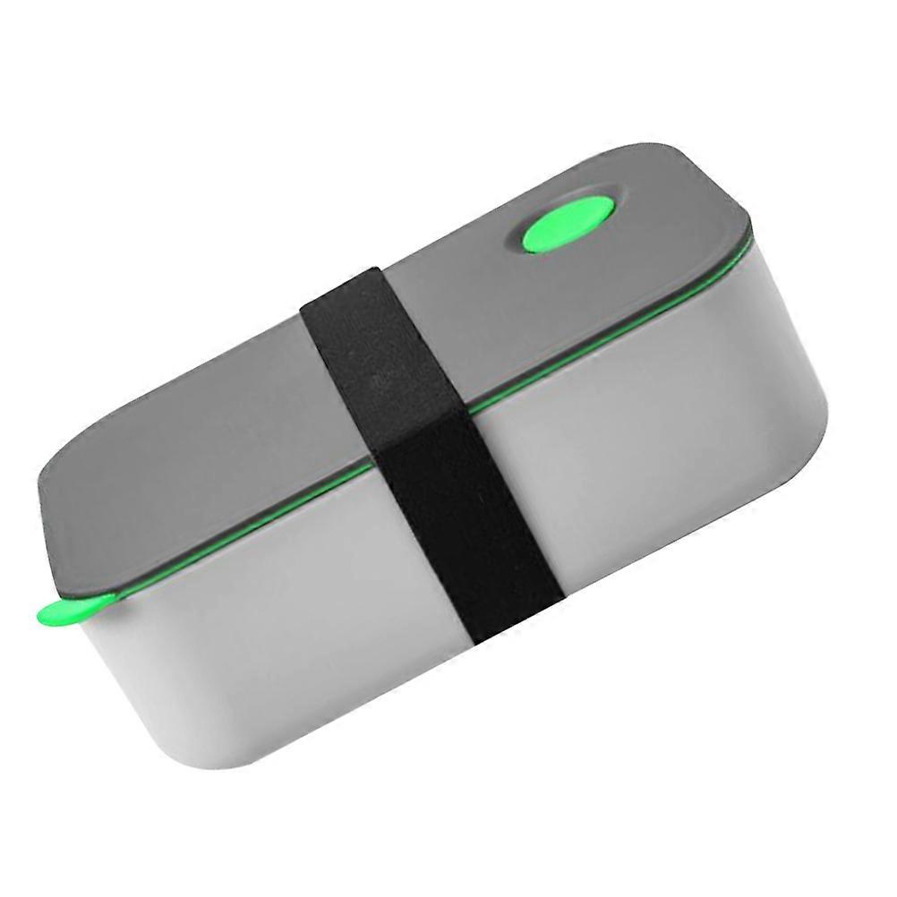 Portable Lunch Box Plastic Container with Compartments for Food Storage