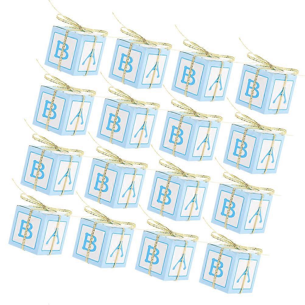 Square Candy Cases 200 Sets Designed For Birthday Parties Ideal For Snack Storage And Gift Packaging In Blue Color