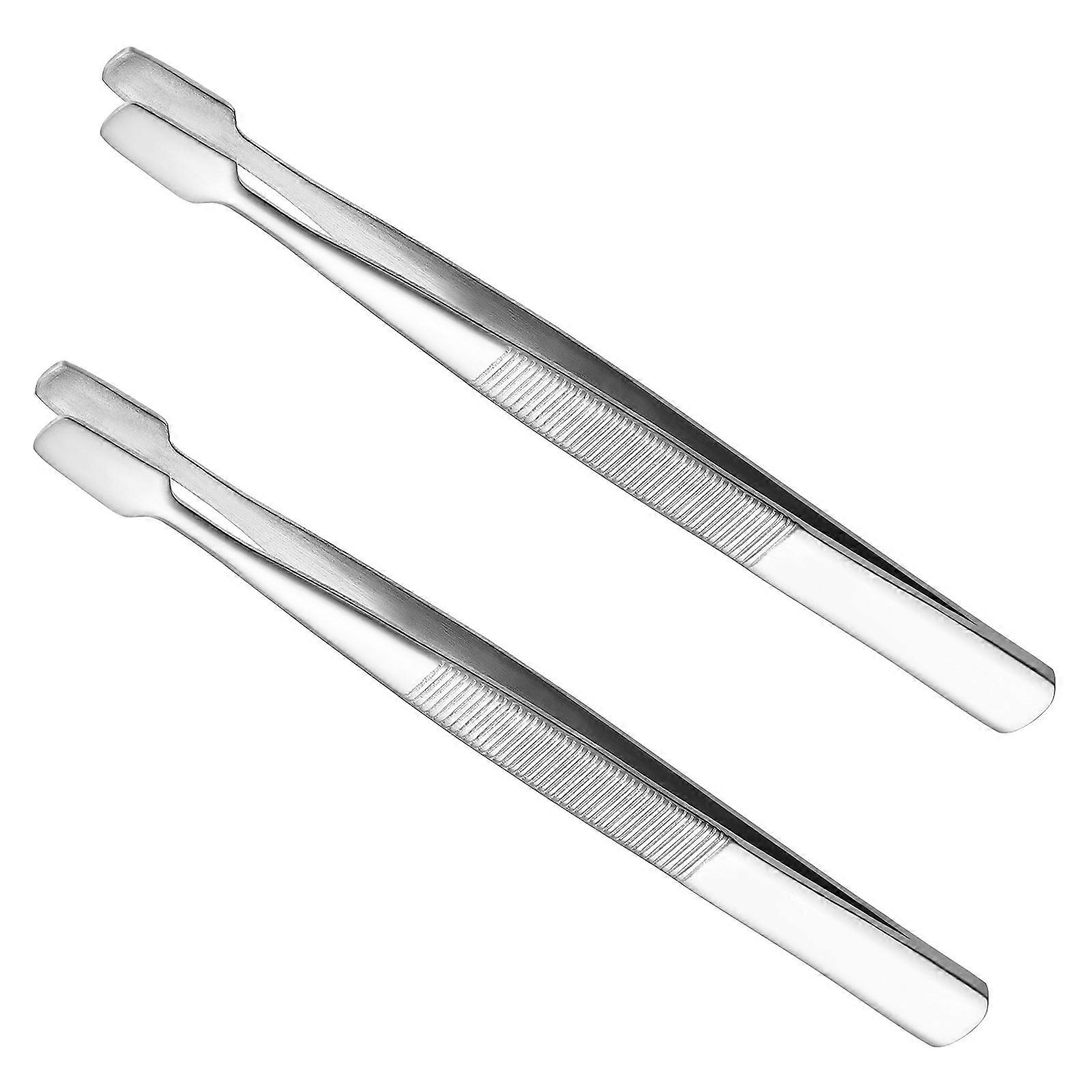 Philately Tweezers 8 Pcs Collector Tools Ideal For Picking Up Delicate Objects With Spade Tips