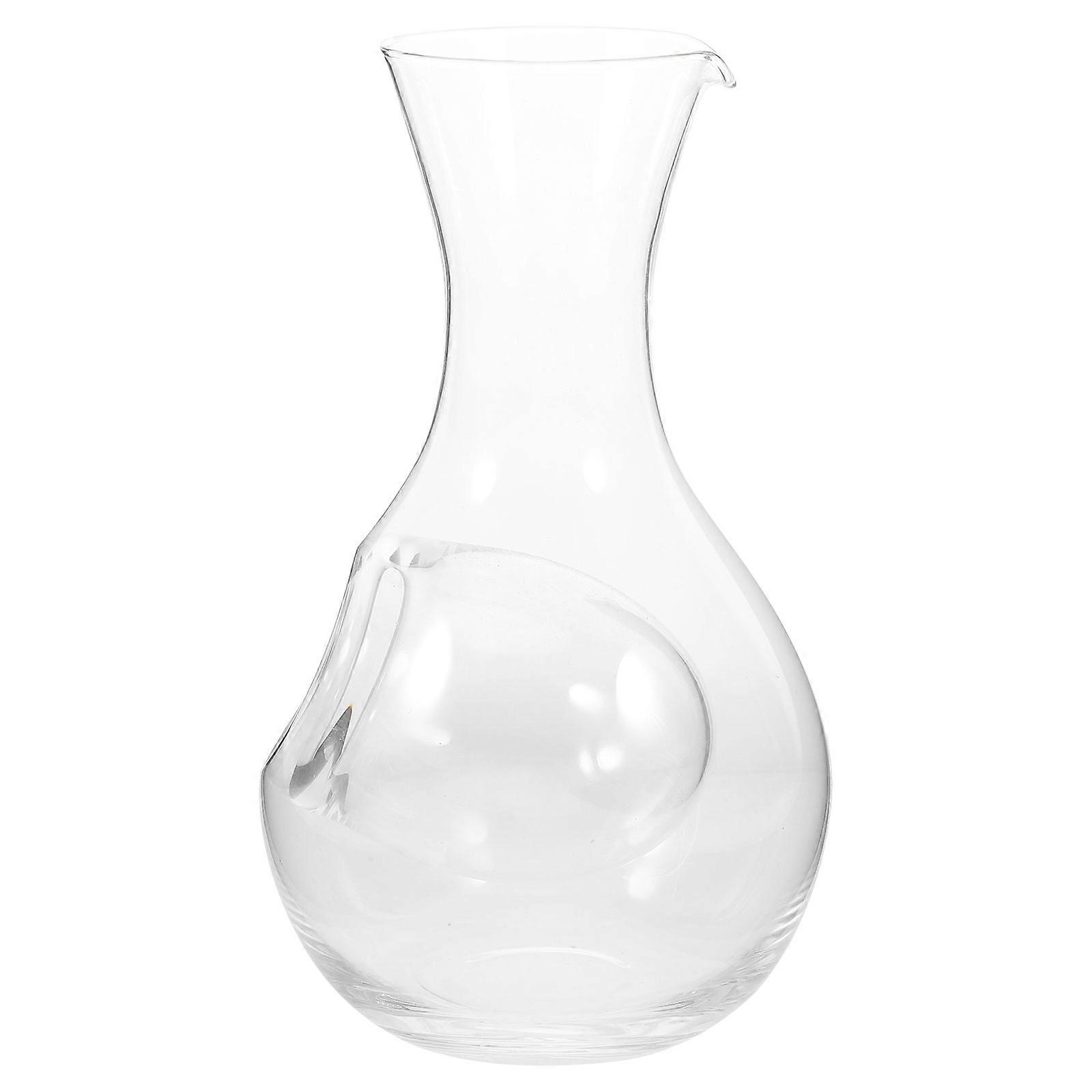 3Pcs Glass Cold Sake Decanter Serving Carafe For Parties Events 400ML Transparent Temperature Retention Beverage Dispenser