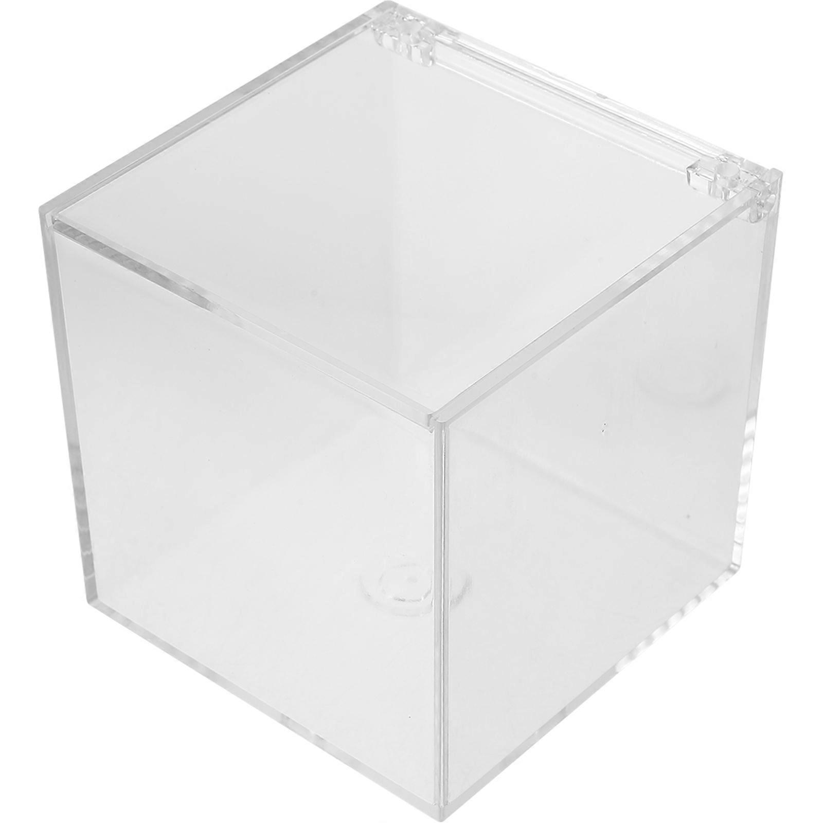 Doll Display Case Acrylic Organizer for Cosmetics Storage 4Pcs
