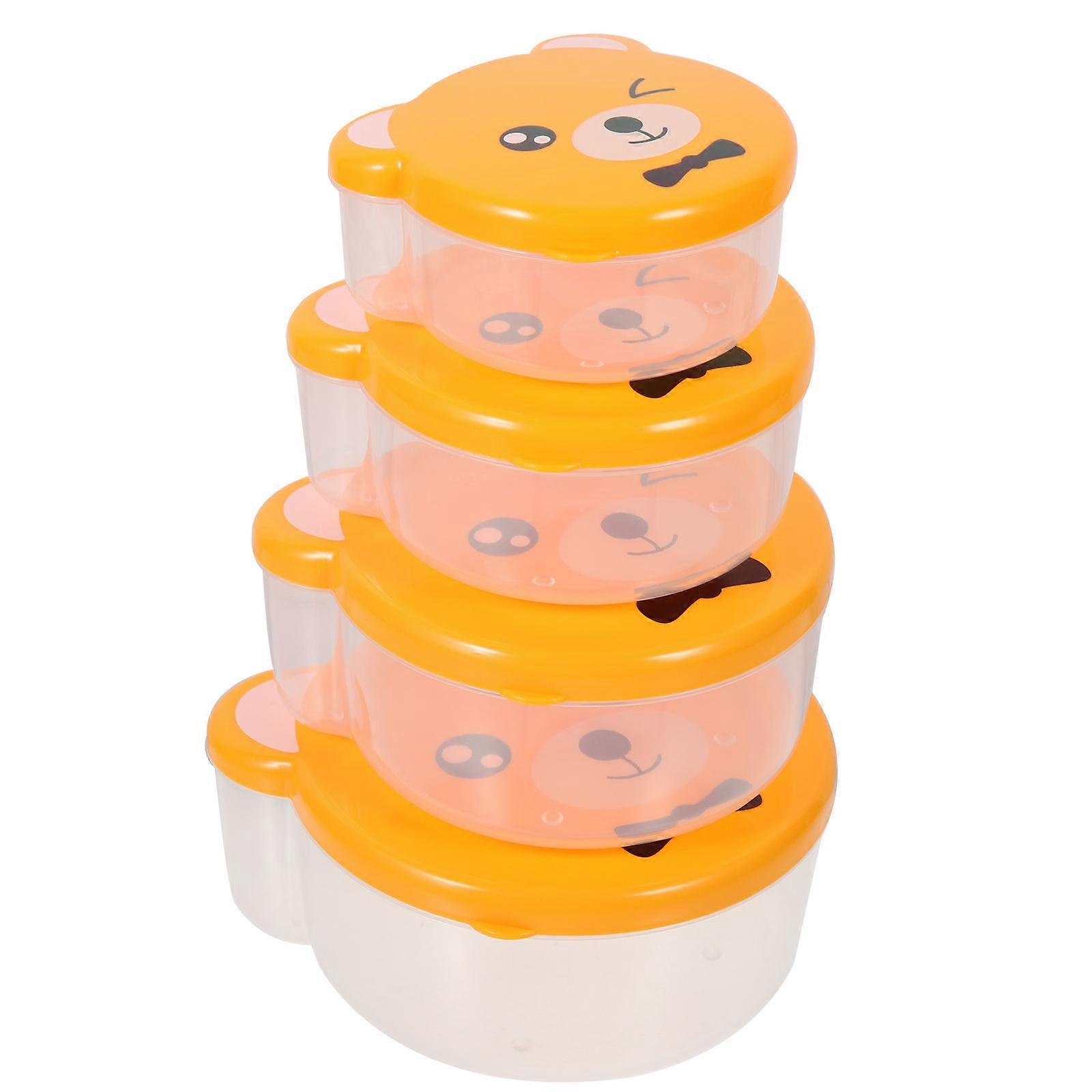 Kids Lunch Box Small Bento Box for Portable Use with 8Pcs