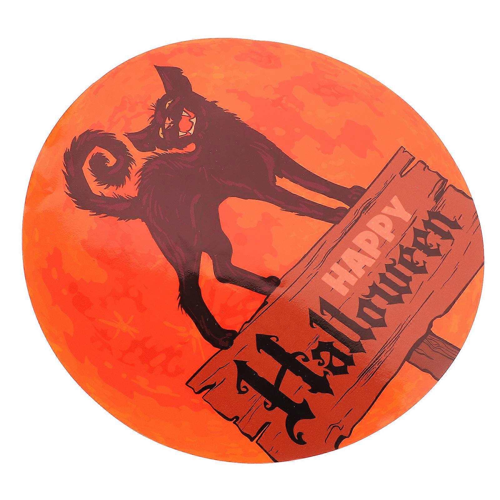 Fluorescent Halloween Wall Decal 3Pcs PVC Removable Sticker Ideal For Decorating Windows Walls And Mirrors During Festivals