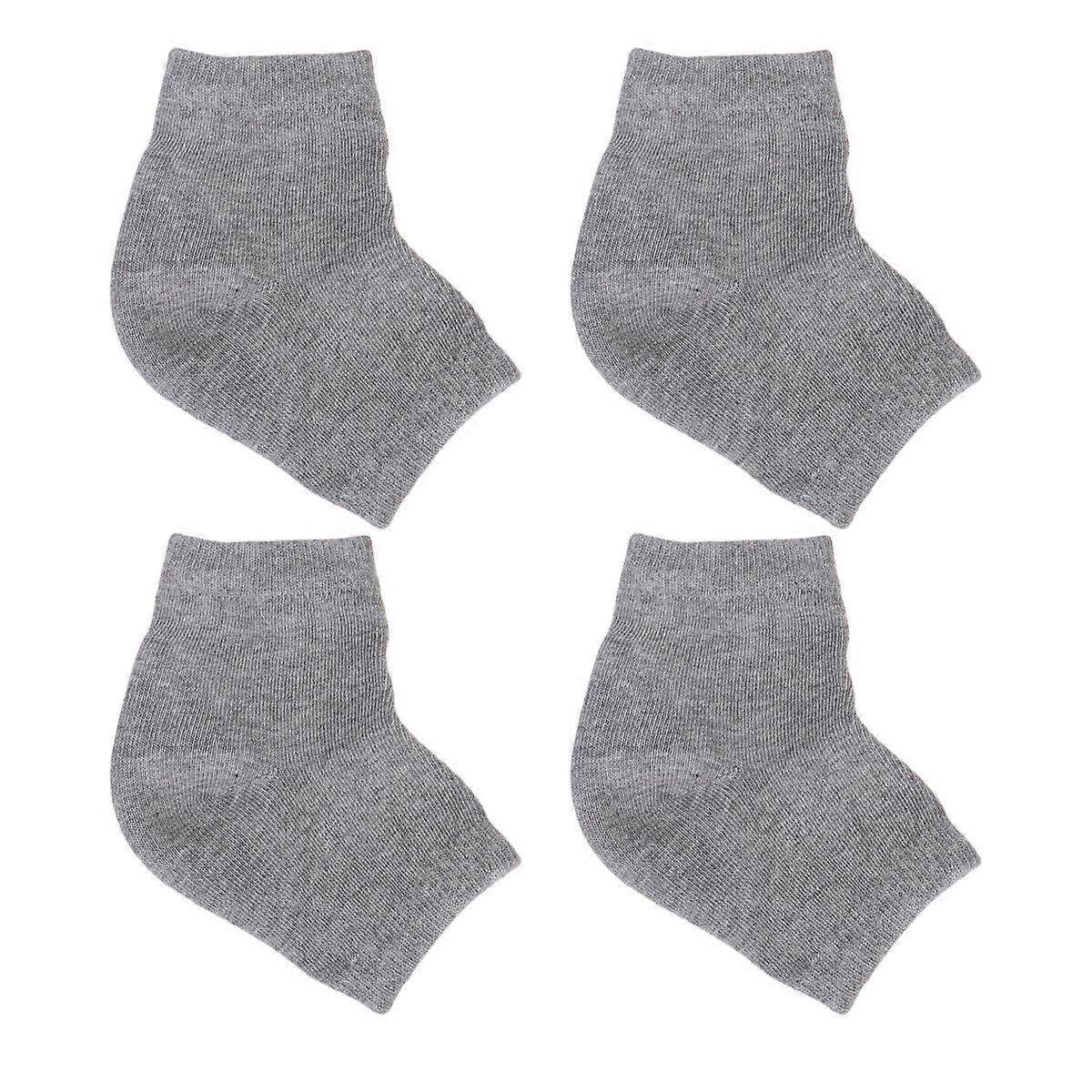 Gel Socks Heel Protector for 6Pairs Moisturizing Anti-Crack Ankle Socks