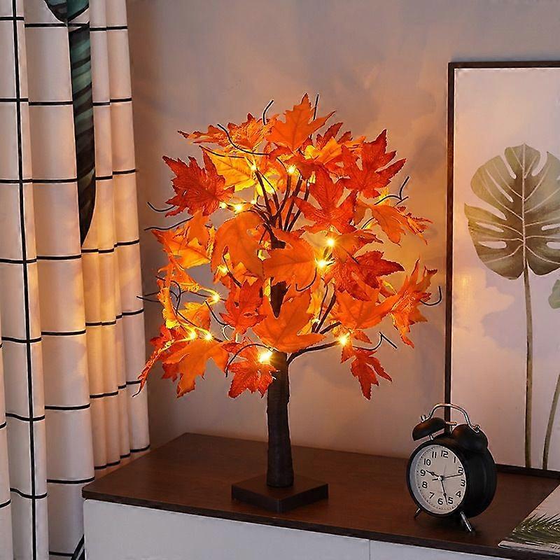 LED Maple Decoration Lights, Style: Non-detachable Base Non-detachable Base