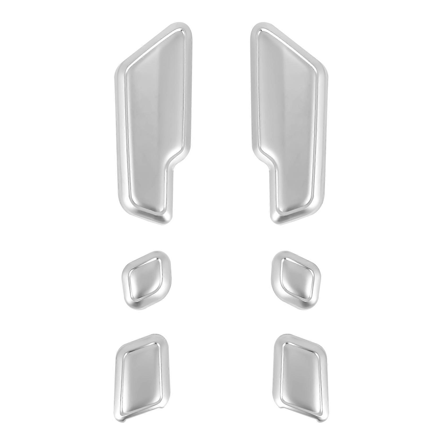 6Pcs Chrome Car Door Seat Adjust Buttons Switch For - E Class W204 W205 W212 W218 X204 X166 C E ML