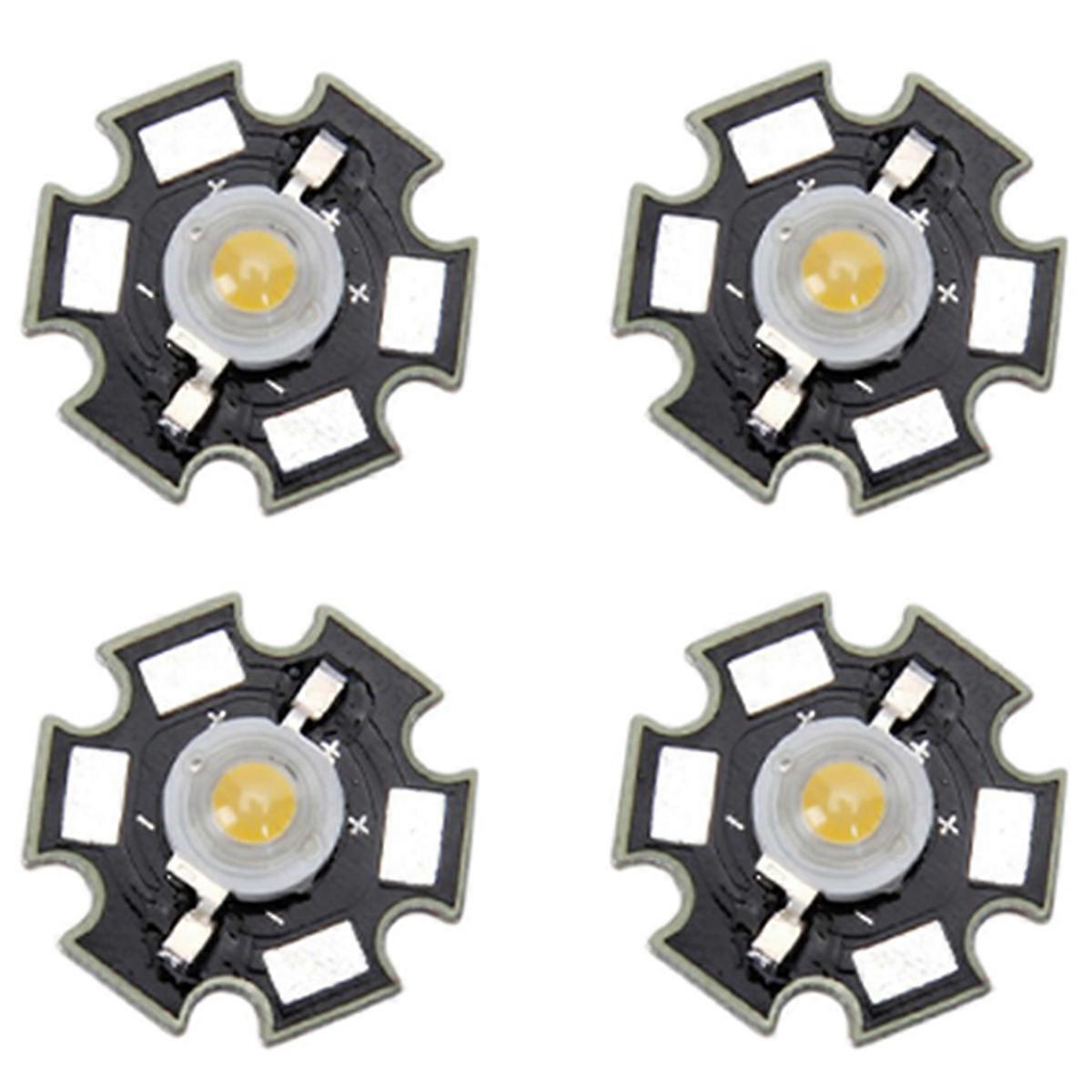 3W High Power Star LED Light Lamp Bulb (White)