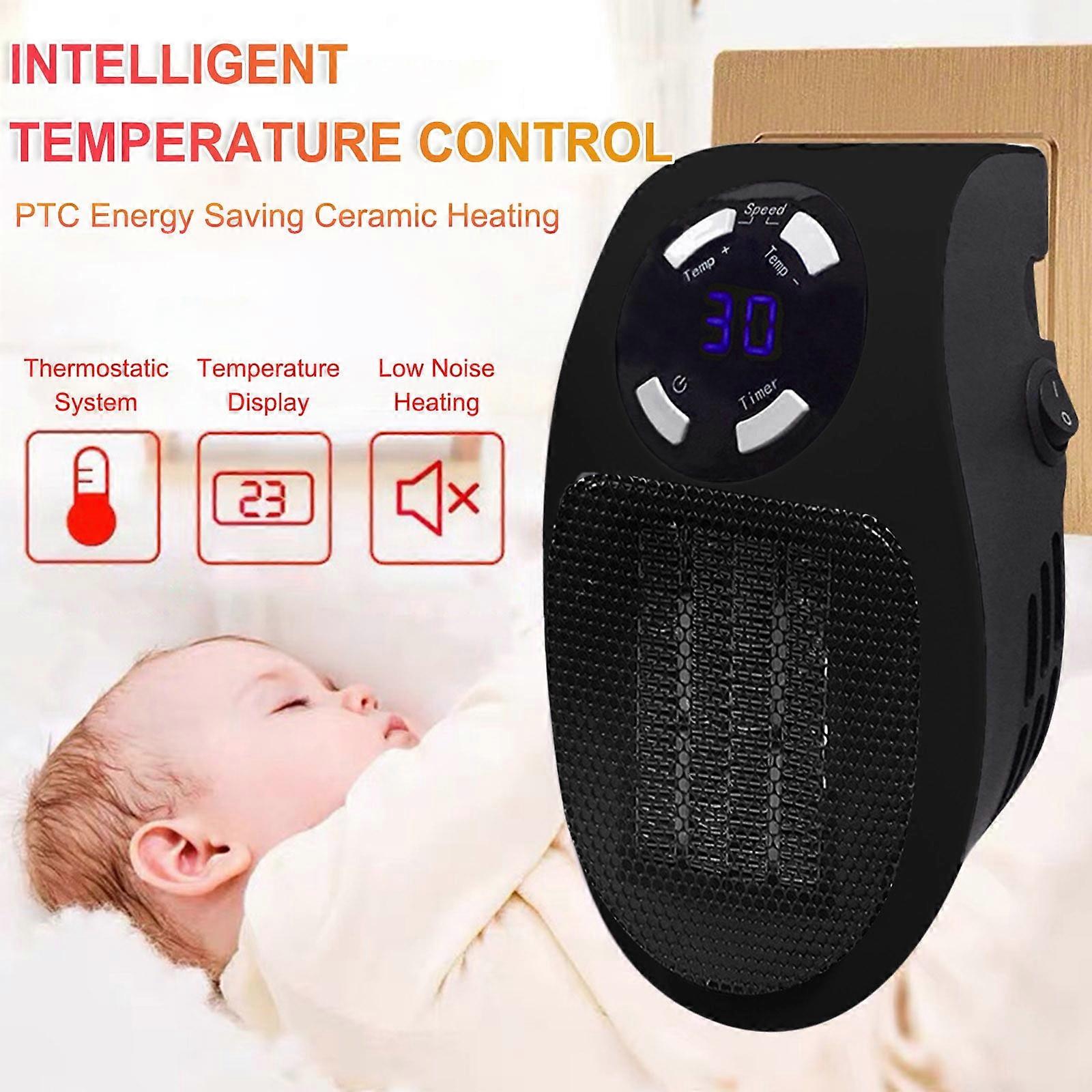 Clearance Heaters for Indoor Use,500W Wall Heater with Adjustable Thermostat, Timer and Led Display for Indoor Use