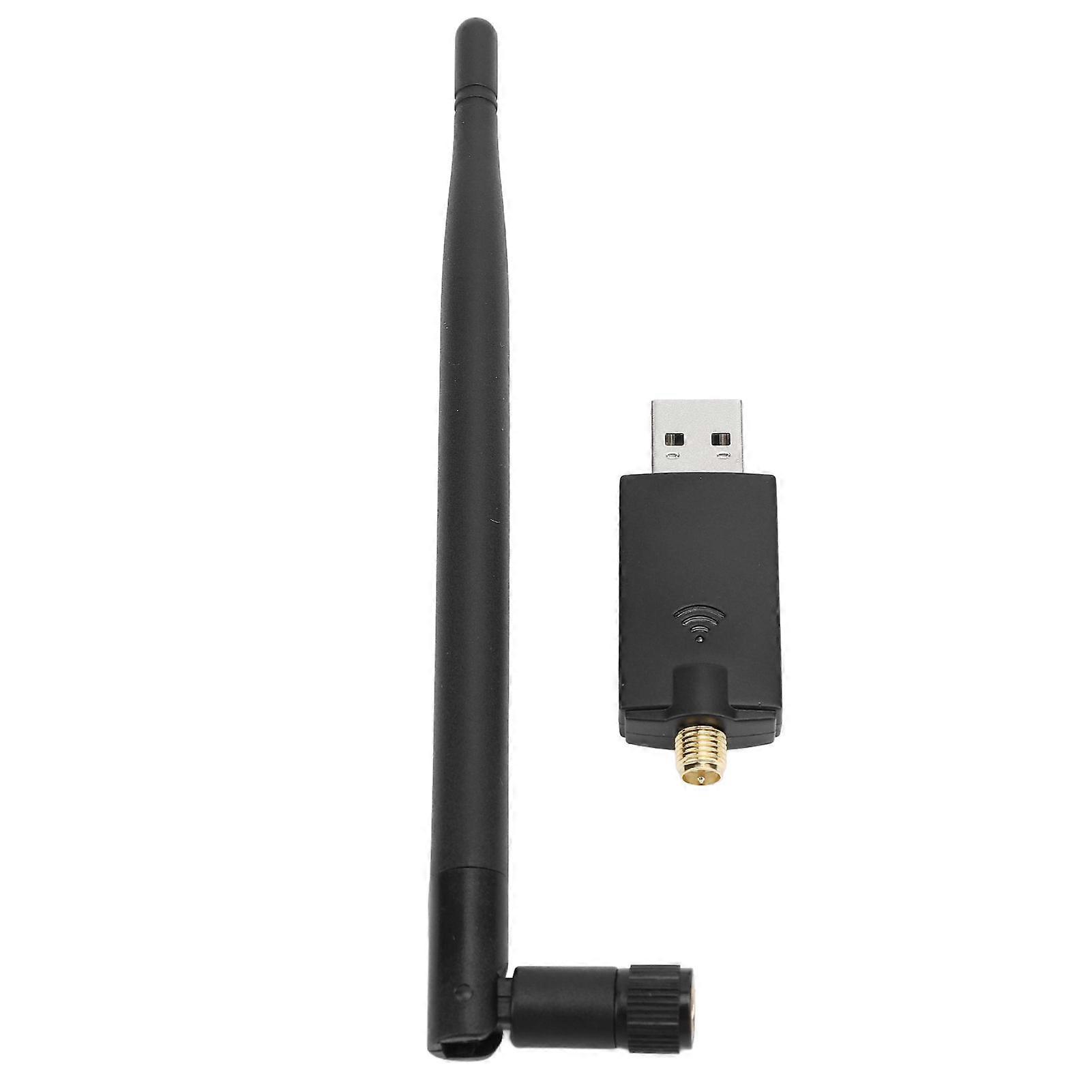 USB WiFi Wireless Network Adapter with High Gain Antenna Dual Band 900Mbps WiFi6 Bluetooth 5.3 Wireless Network Card for PC Desktop