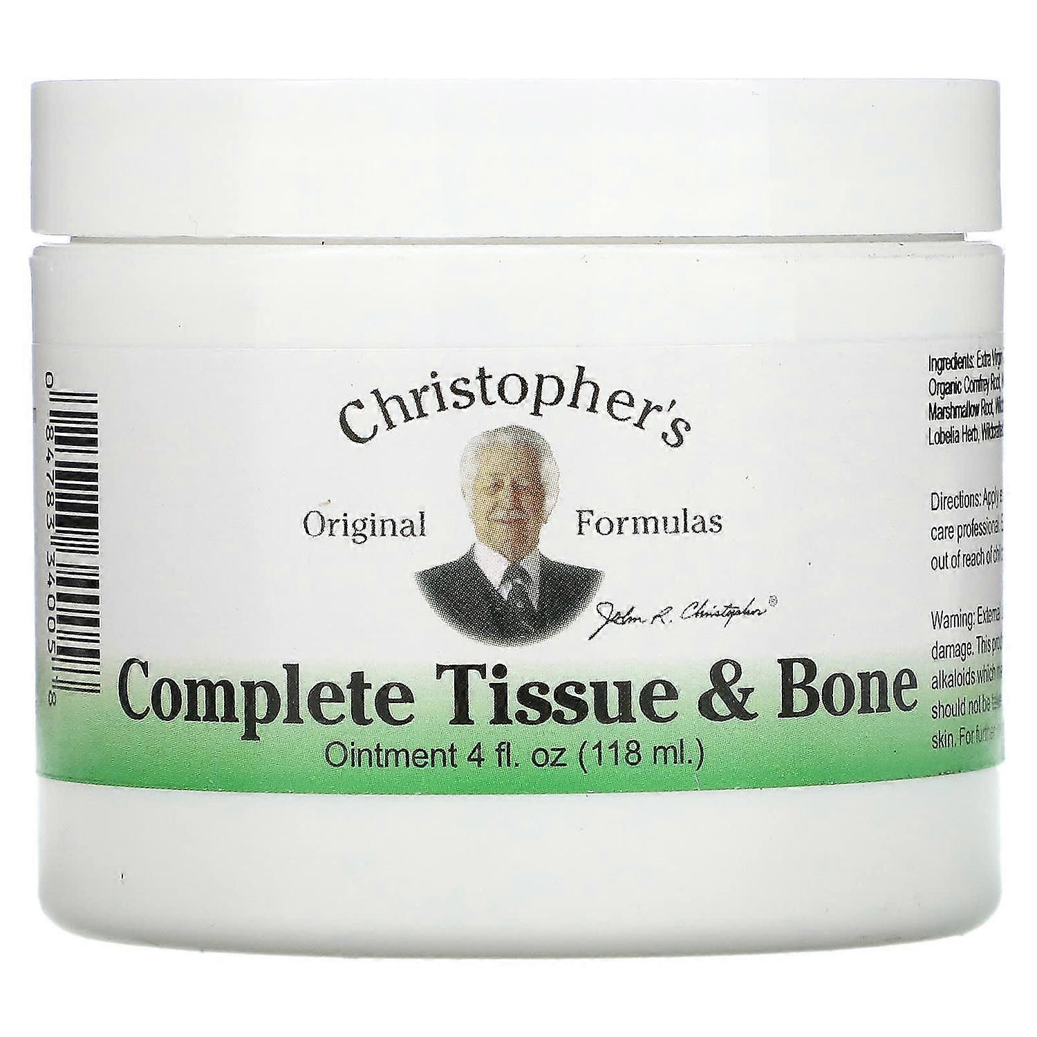 Christopher's Original Formulas, Complete Tissue & Bone Ointment, 4 fl oz (118 ml)