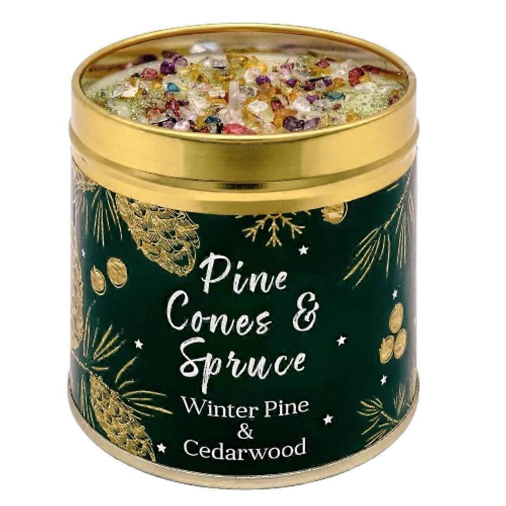 Pine Cones & Spruce Seriously Scented Tinned Candle by Best Kept Secrets