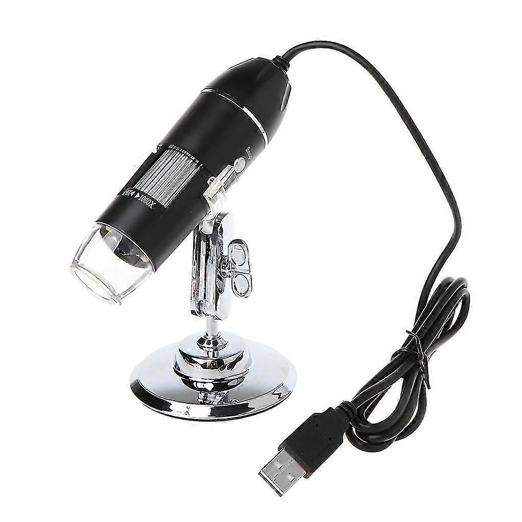 1000X USB Digital Microscope Camera Endoscope 8 LED Magnifier with Metal Stand