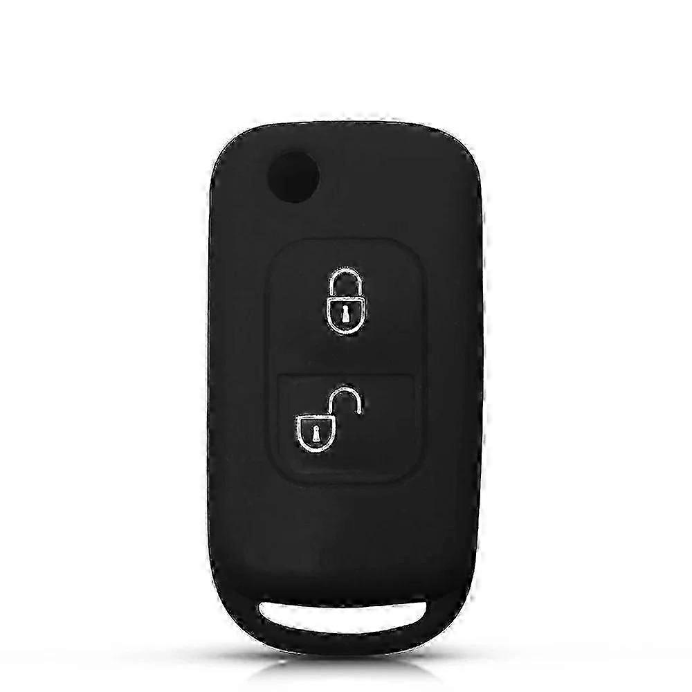 For Mercedes Benz SLK E113 A C E S W168 W202 W203 A C Class 2 Button Remote Folding Key Cover Case Fobs Shell Holder Silicone 2025