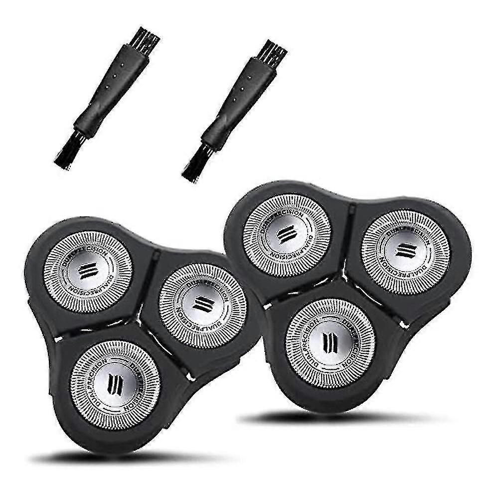 2024 2pack Rq11 Replacement Head For Philips Sensotouch 2d Shavers