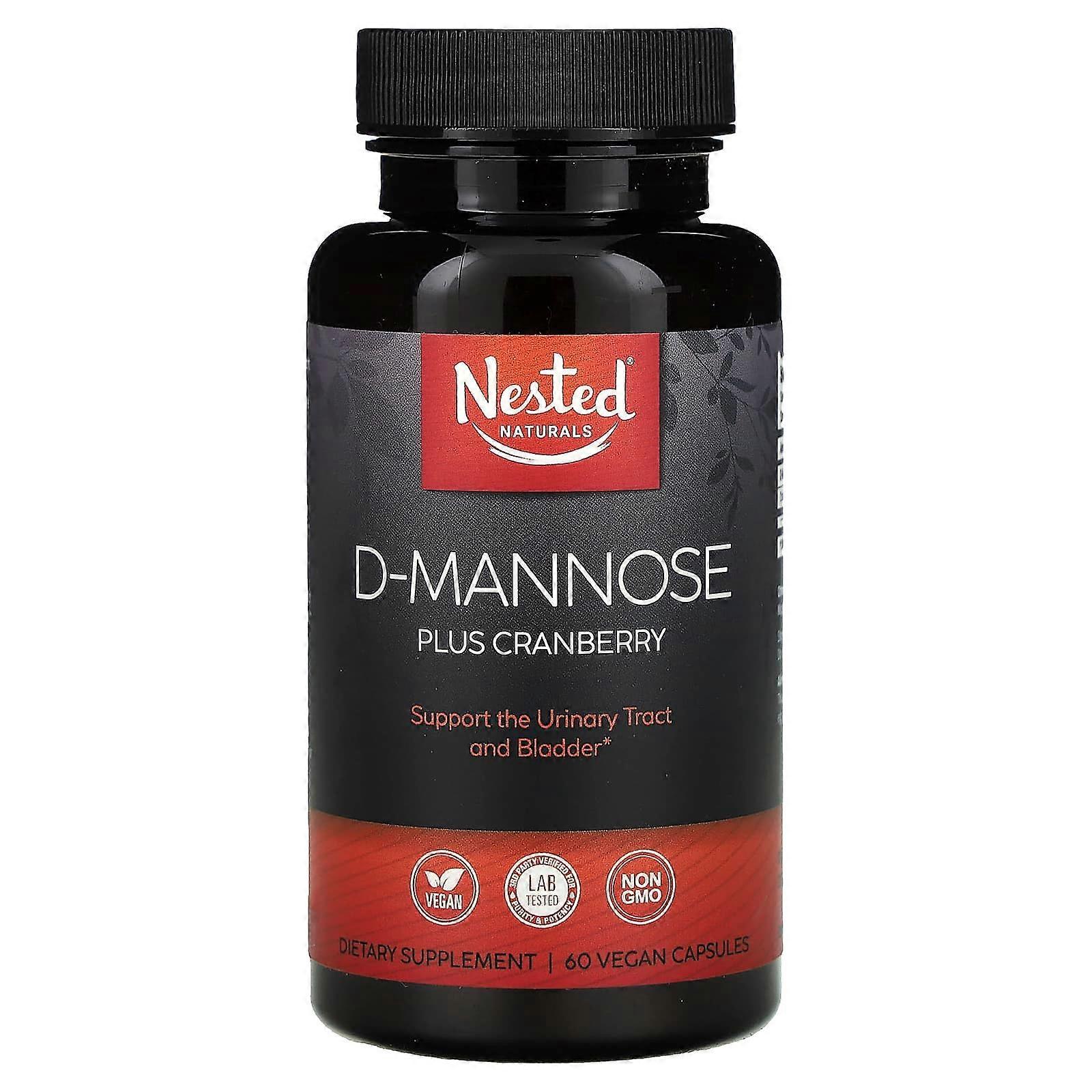 D-Mannose Plus Cranberry, 60 Vegan Capsules