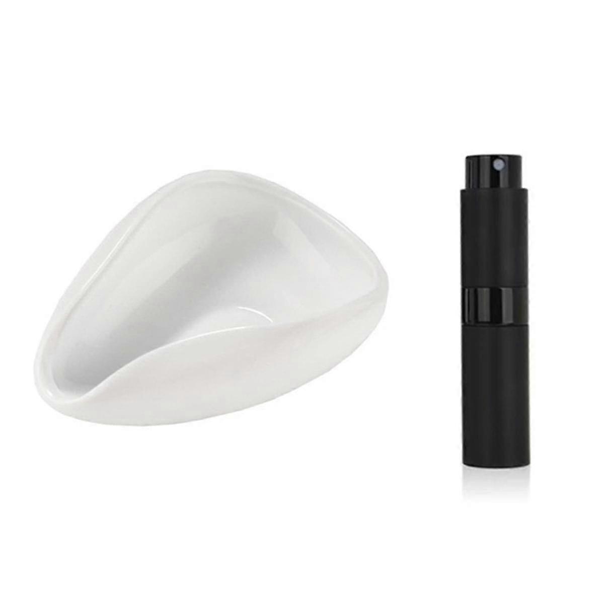 Coffee Bean Dosing Cup and Spray Bottle Set Ceramic Dosing Espresso Sprayer Single Dose Measuring T