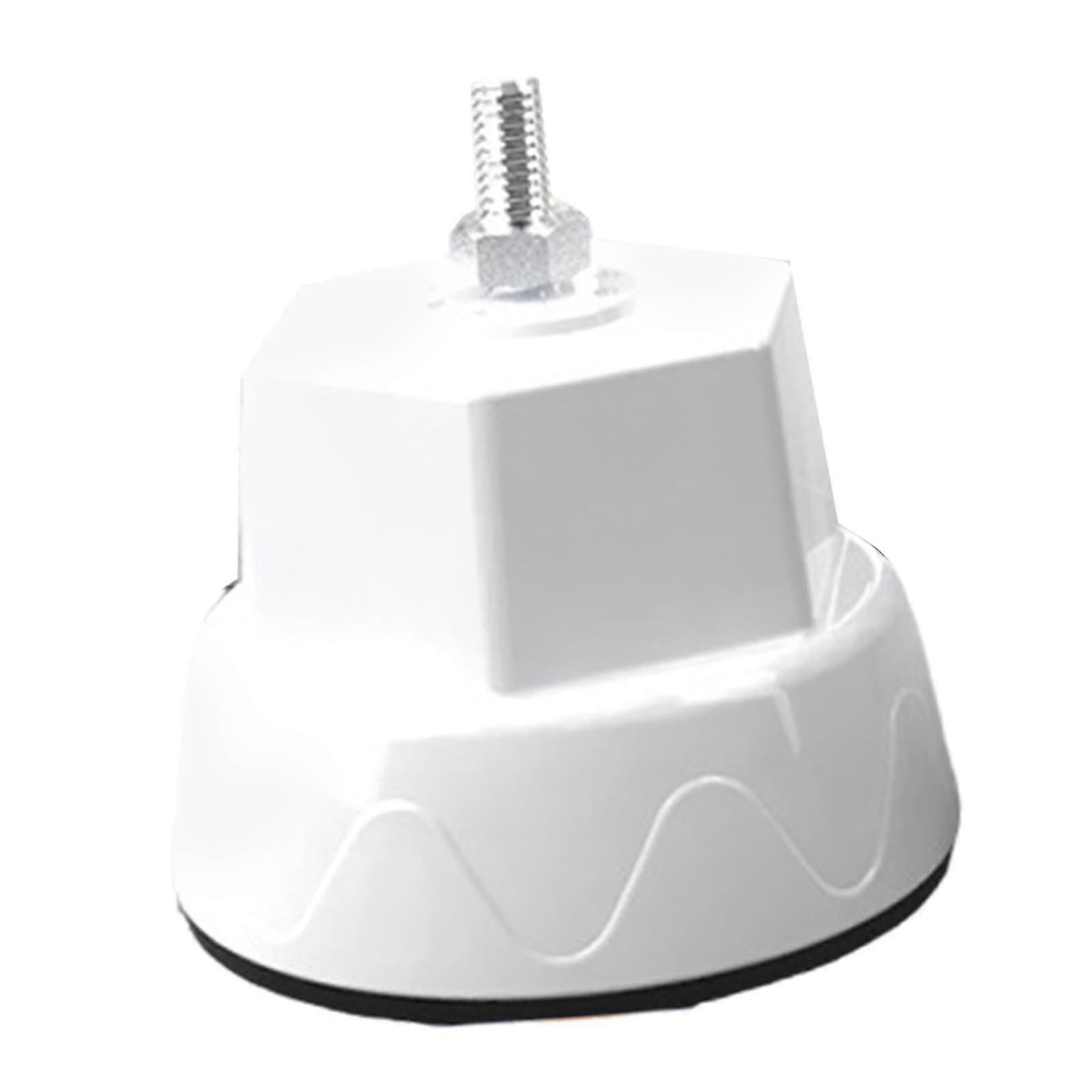 Washer Foot Pads, Non-Slip Silent Skid Riser Mat for Washing Machine, Portable White