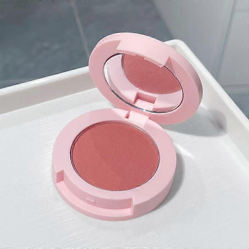 Hosszantartó pirosító, természetes hatású matt felületű pirosító paletta, arckontúr pirosító préselt púder nőknek, karácsonyi ajándék