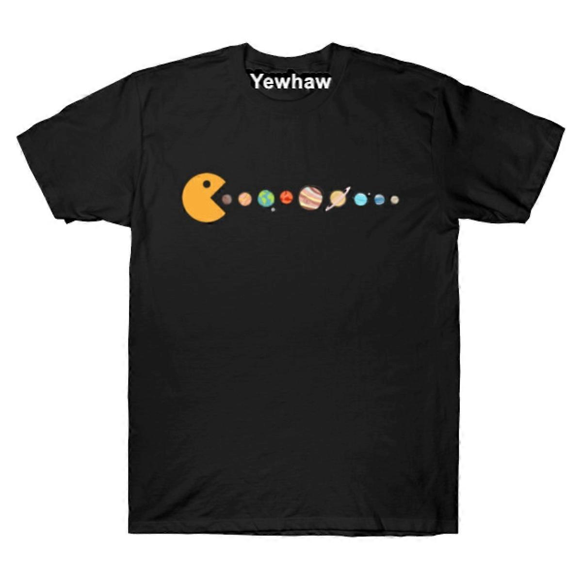 Pacman svälja planeter T-shirt