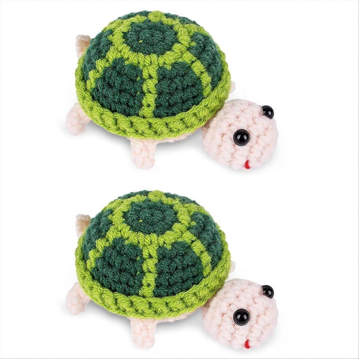 Handmade Mini Turtle Crochet, Crochet Animals