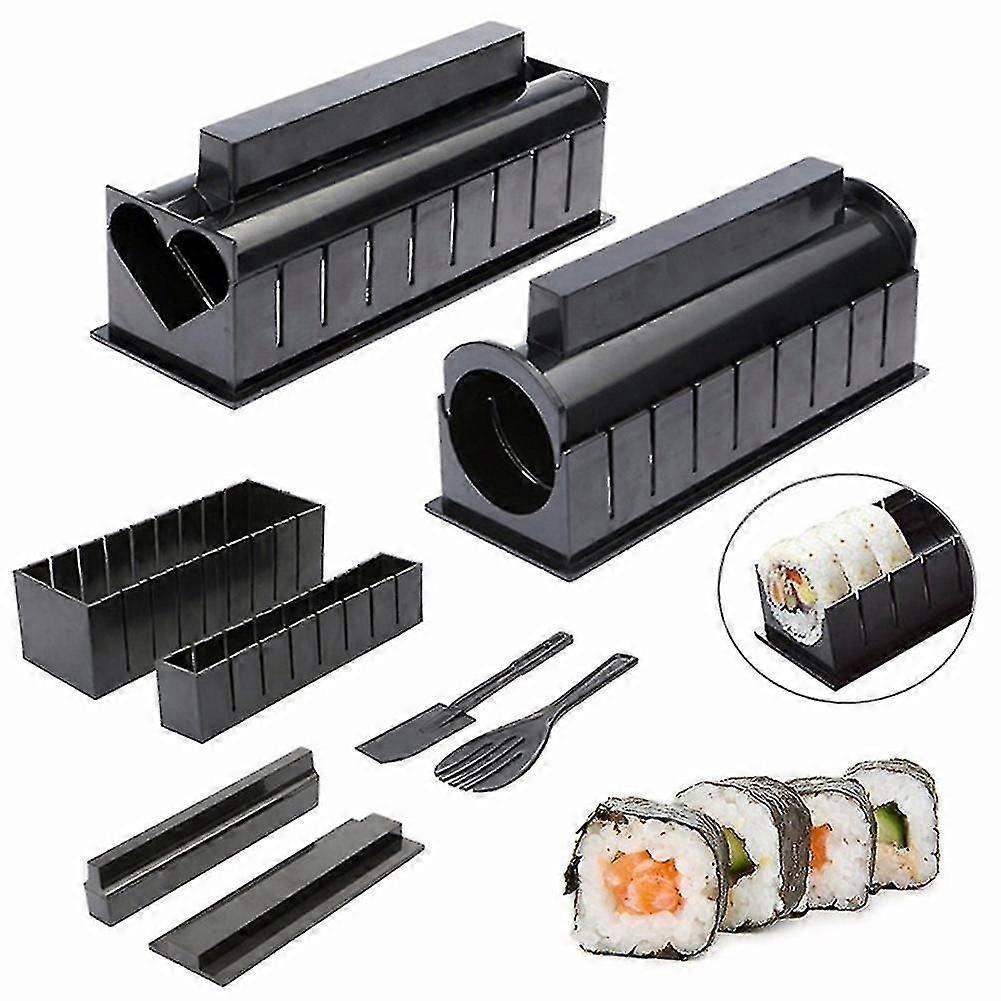 Sushi Making Kit Diy Sushi Making Kit Roll Sushi Maker Rice Roll Mold 11 Pieces Diy Sushi Set