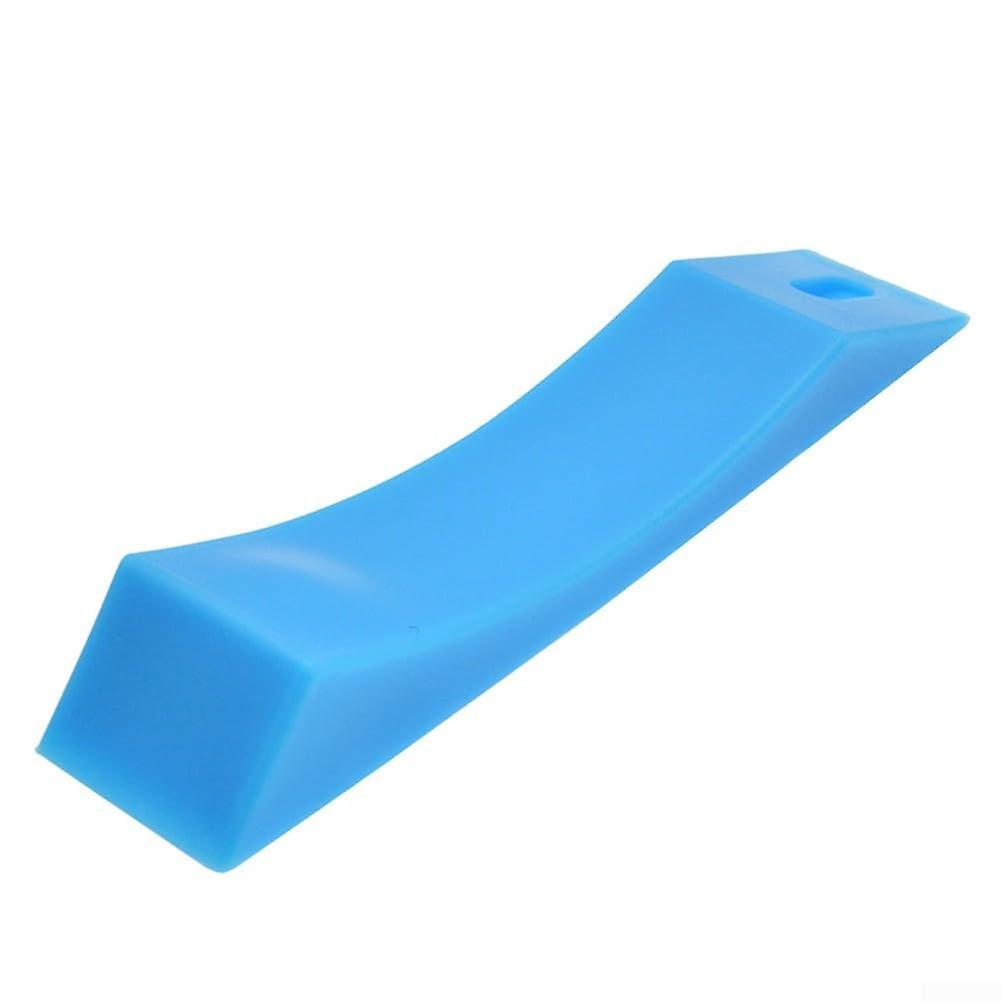 Silicone Deadlift Wedge For Trap Bar Plates, NonSlip Loading Unloader With Friction Base, Blue, 23x4.5x3 cm