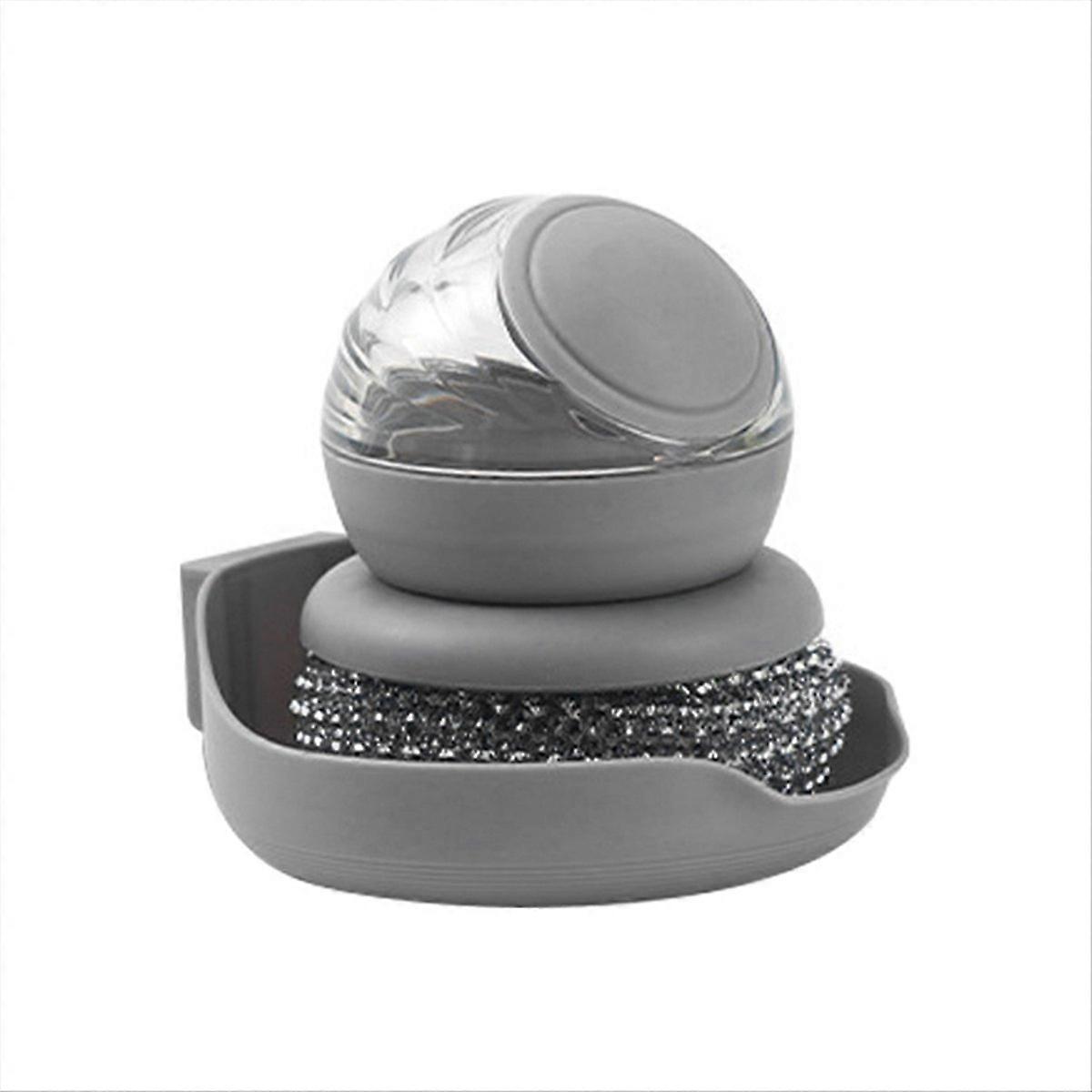 Brosse à vaisselle pour casseroles et casseroles avec distributeur automatique de savon liquide A