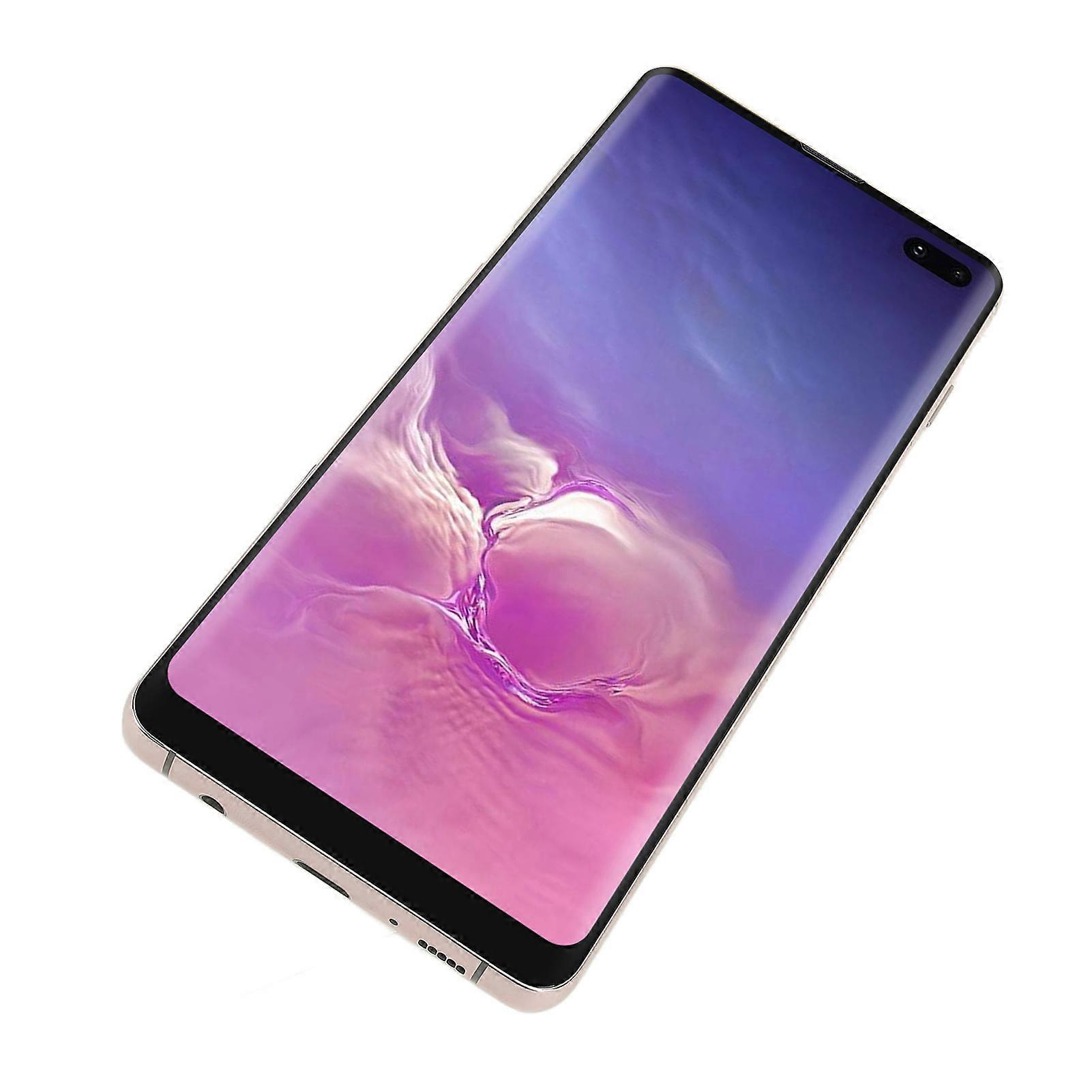 6.4inch Phone Screen Replacement for Galaxy S10 Plus LCD Display Digitizer Touch Assembly Repair Kit for SM G975F G975U G975W G975A Gold 