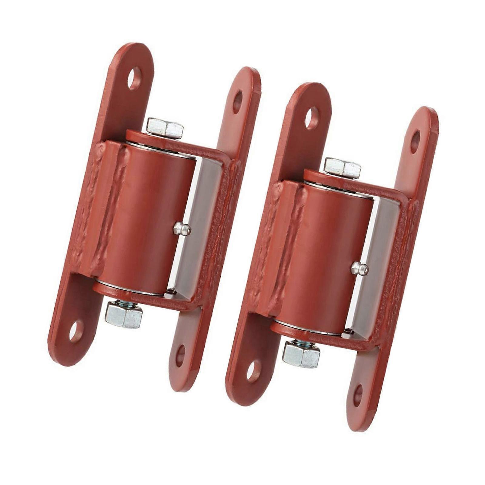 مفصلات معدنية عملية بسعة 1100 رطل تصاميم مانعة لتسرب الماء مريحة للبوابة الساحلية ومداخل الحظيرة الاستخدام اليومي باللون الأحمر