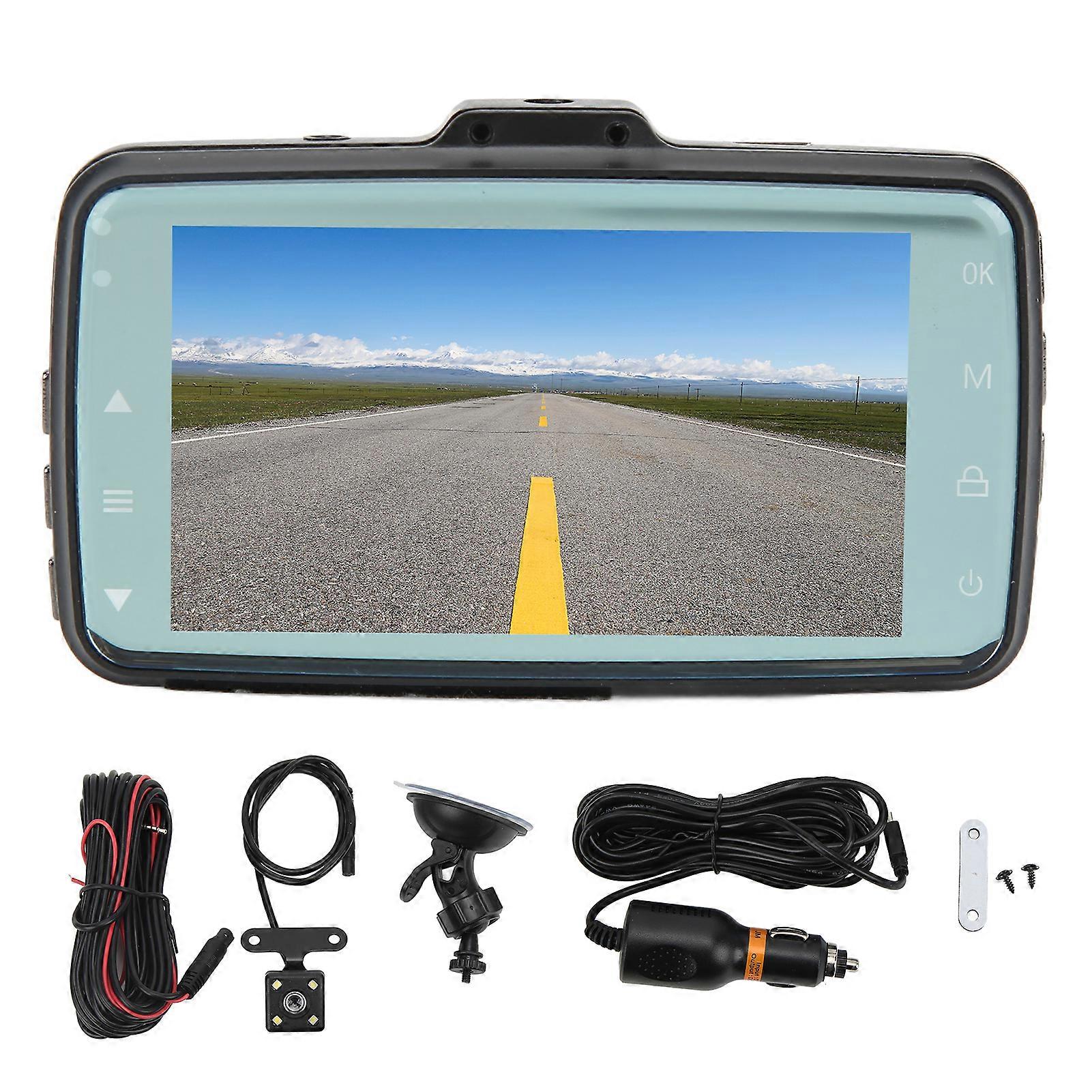 Universal dash cam for car with 3in display and night vision