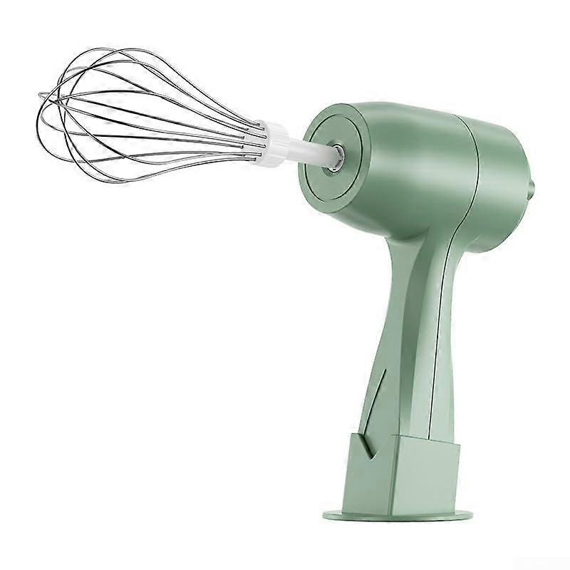 Electric Mixer Wireless Design Standup Base Green, Compact Baking Mixer, Versatile Baking Tasks