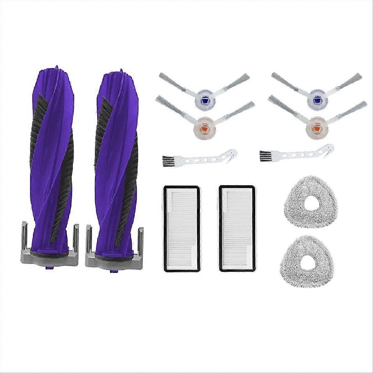 For Robot Vacuum Cleaner 001 Accessories Main Roller Brush Filter Cloth Replacement Kit Brush