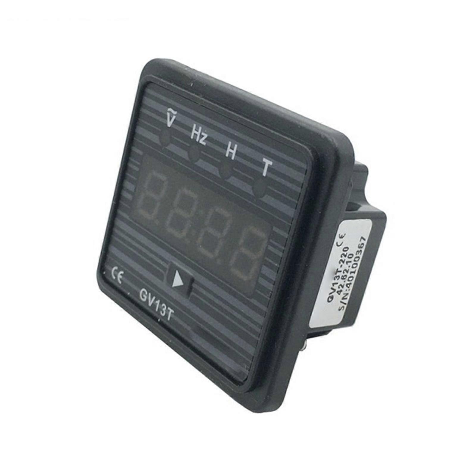 Heavy Duty Generator Electric Meter 220V AC Real Time Monitoring Easy installs Generator Power Meter for Industrial Use Multicolor