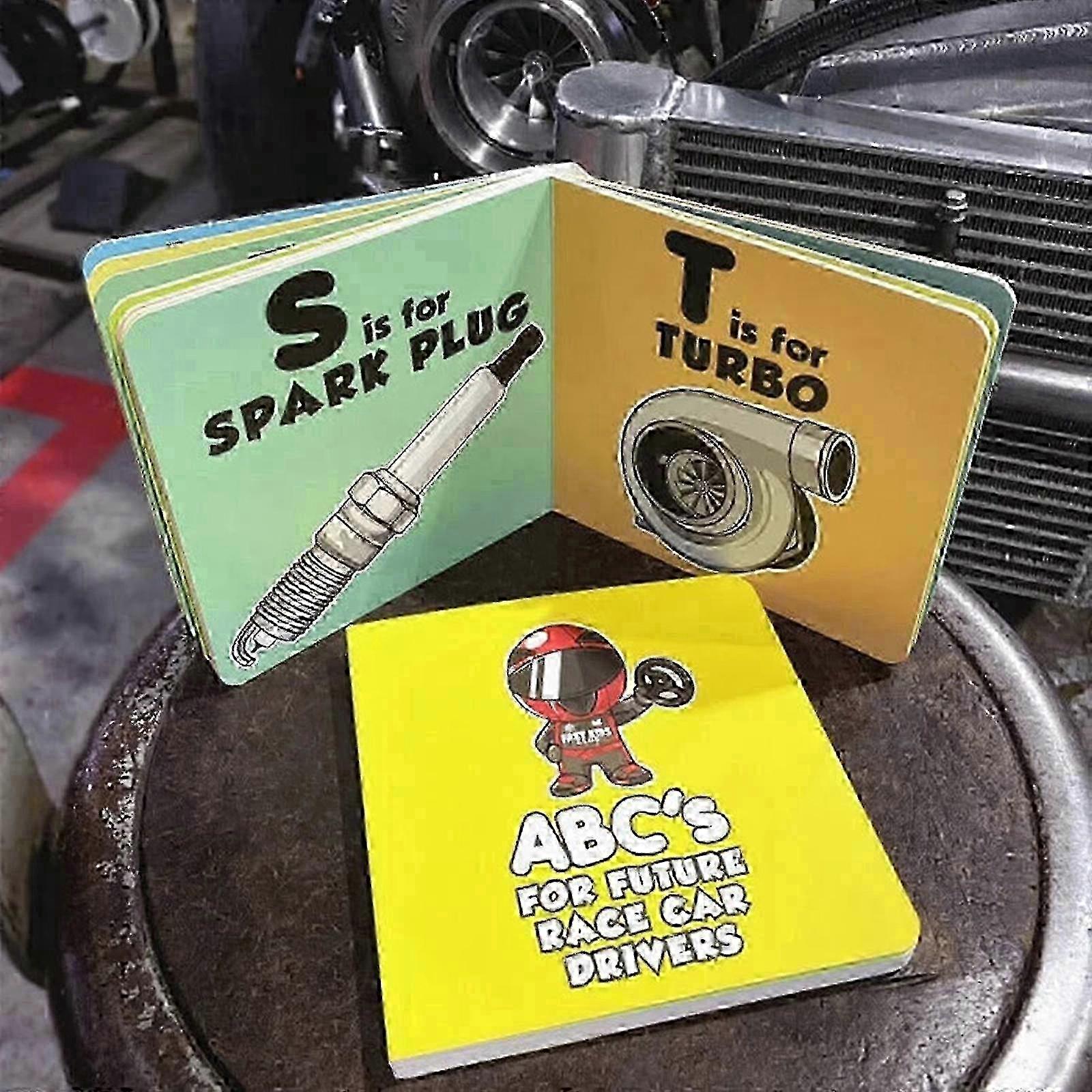 2024 ABC's for Future Race Car Drivers: 教育用子供向けボードブック