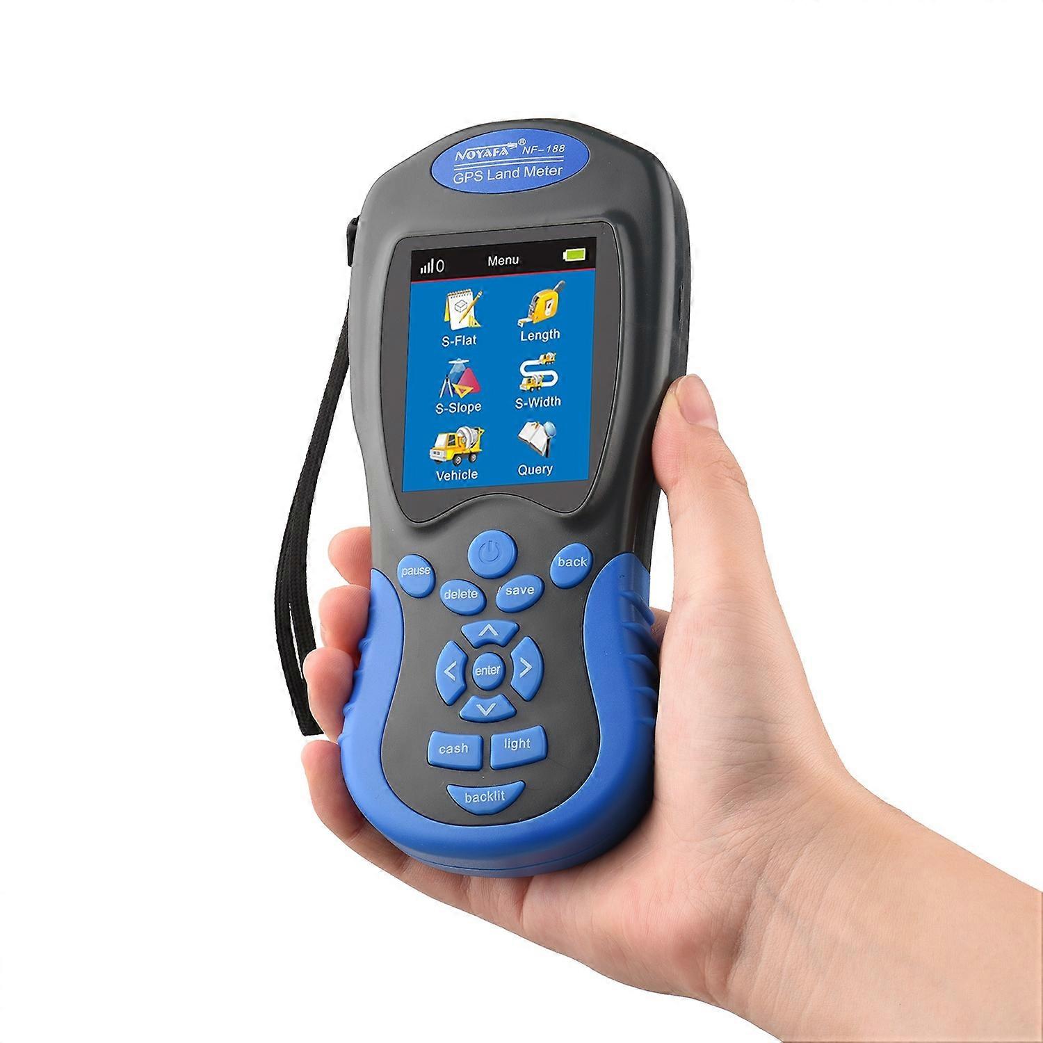 NOYAFA NF-188 GPS Land Meter Handheld Digital LCD Farmland Area Length Measuring Device, Automatic M