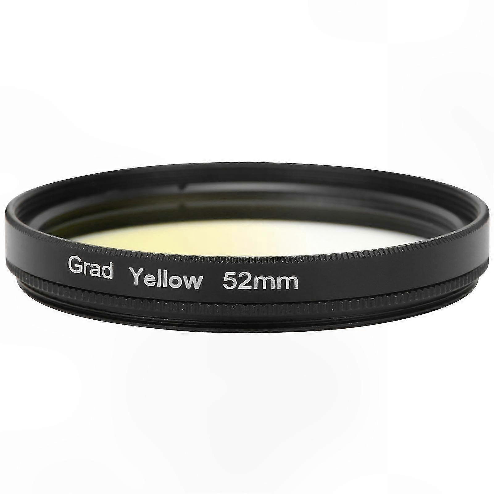 Junestar 52mm Yellow Gradient Lens Filter for    Olympus Fuji Cameras
