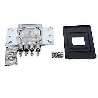 Cpu Acrylic Top Water Cooling Block Sprayable Liquid Block con canal para amd