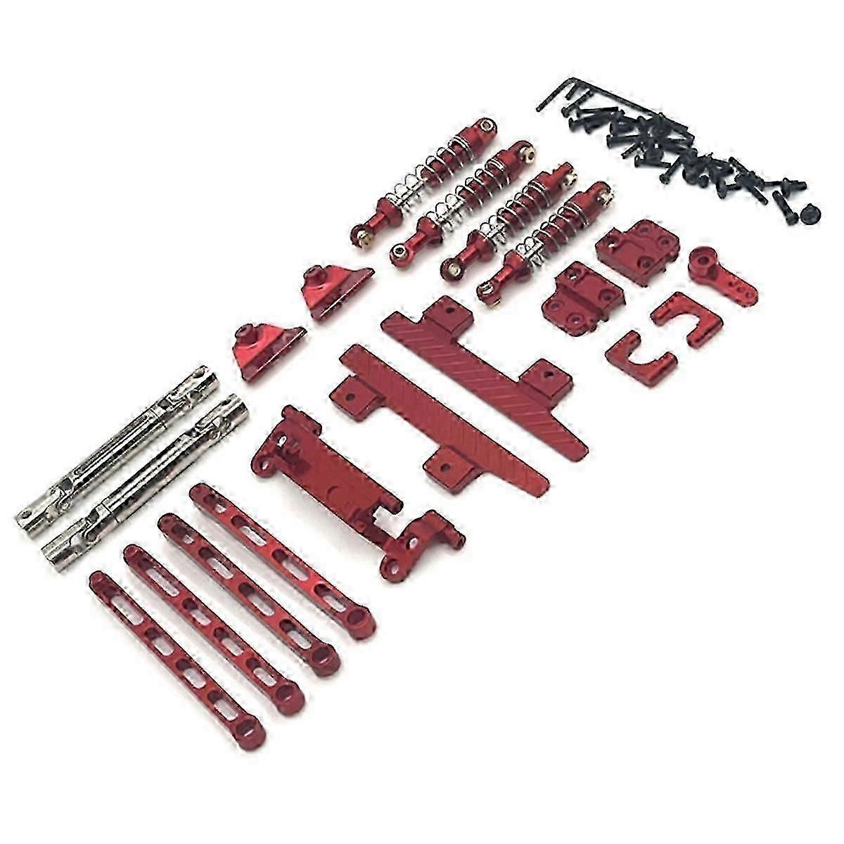 Rc Car Upgrade Tie Rod Before And After Drive Shaft Set For 1/12 Mn82 Lc79 Rc Car Upgrade Parts Red