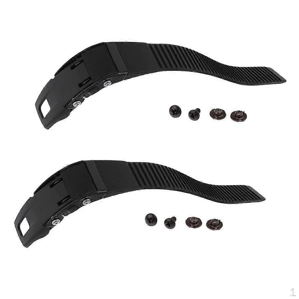 2 Pieces Durable Inline Roller Skate Straps With Screws and Nuts