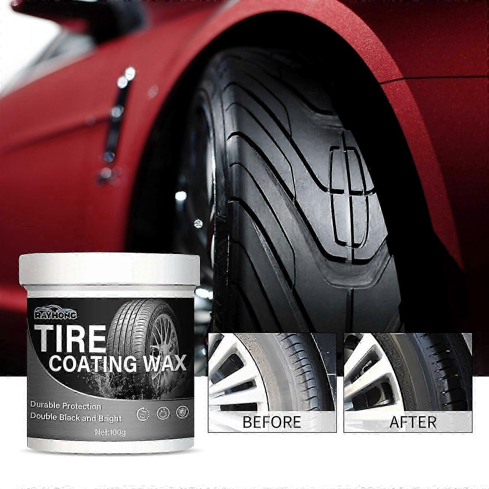 Rayhong Tire Cleaner Paste, Car Tire Rust Cleaning, Decontamination, Brightening Paste, Rust Removal And Conversion Agent
