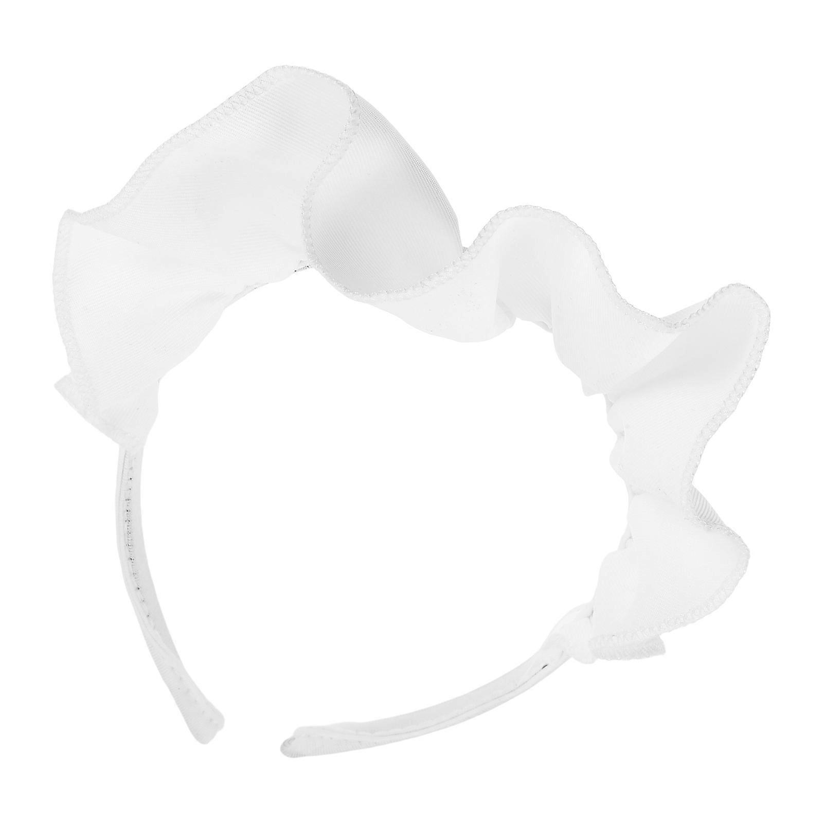 White Japanese Maid Headpiece for Performance 1 Piece
