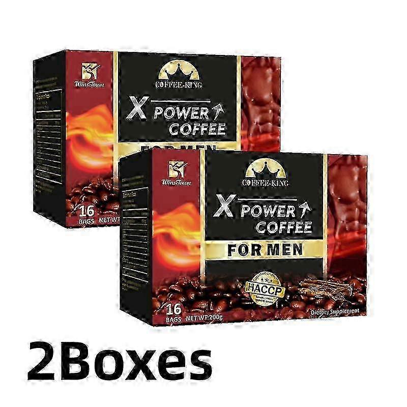 32pcs X Power Coffee for Men,Maca All Natural