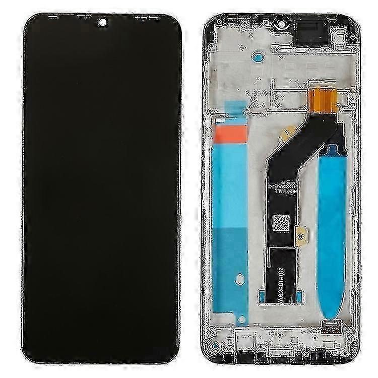 Compatible For Tecno Spark 7T 4G KF6p Grade C LCD Screen and Digitizer Assembly + Frame Replacement Part (without Logo) hwyNO.110