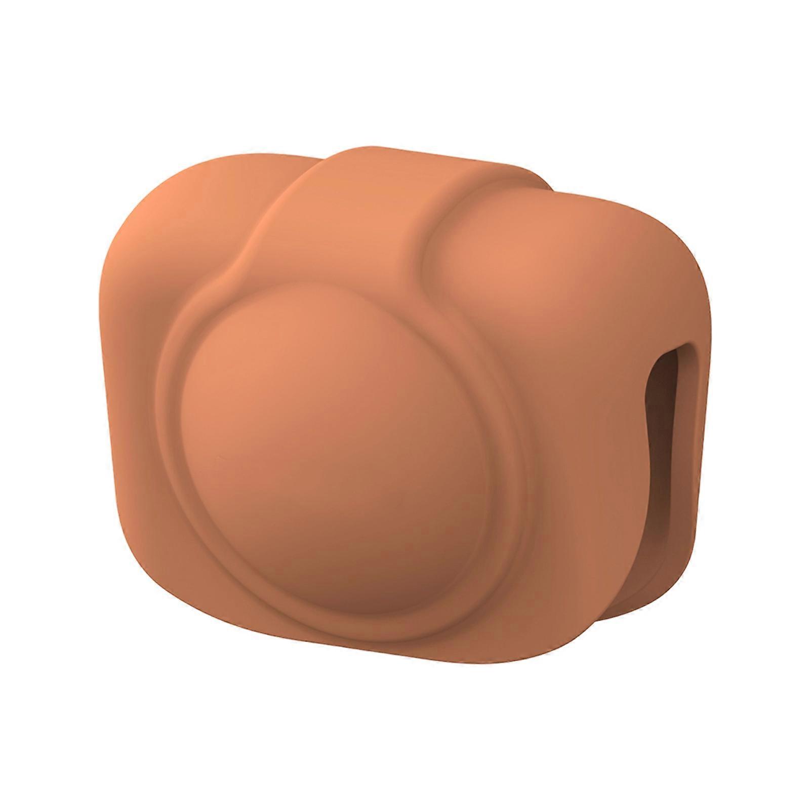 Lens Cap Protective Cover for 360 Camera Scratch Resistant Accessories Camera Easy Maintenance Lens Protector  brown